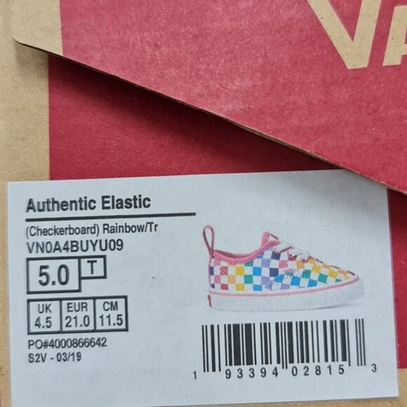 Vans Toddler Kids Authentic Elastic Lace - Picture 5 of 5